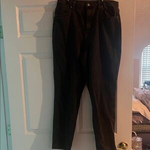 Arizona Jean Company Black Straight Leg Jeans
